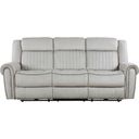 The appearance of Brennen Power Double Reclining Sofa In Gray designed by Homelegance in the traditional interior design. This gray piece of furniture  was selected by 1StopBedrooms from Brennen Collection to add a touch of cosiness and style into your home. Sku: 9204MT-3PW. Material: Microfiber.