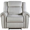 The appearance of Brennen Reclining Chair In Gray designed by Homelegance in the traditional interior design. This gray piece of furniture was selected by 1StopBedrooms from Brennen Collection to add a touch of cosiness and style into your home. Sku: 9204MT-1. Material: Microfiber.