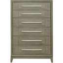 The appearance of Brentwood 6 Drawer Chest In Sandstone designed by Liberty in the modern / contemporary interior design. This sandstone piece of furniture  was selected by 1StopBedrooms from Brentwood Collection to add a touch of cosiness and style into your home. Sku: 789-BR41. Material: Solid Rubberwood.