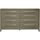 The appearance of Brentwood 8 Drawer Dresser In Sandstone designed by Liberty in the modern / contemporary interior design. This sandstone piece of furniture  was selected by 1StopBedrooms from Brentwood Collection to add a touch of cosiness and style into your home. Sku: 789-BR31. Material: Solid Rubberwood.