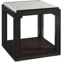 The appearance of Brentwood Doheny Lamp Table In Wilshire designed by Barclay Butera in the traditional interior design. This wilshire piece of furniture was selected by 1StopBedrooms from Brentwood Collection to add a touch of cosiness and style into your home. Sku: 915-955. Material: Wood.