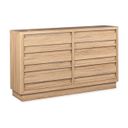 The appearance of Brentwood Heights Double Drawer Dresser In Provincial Brown designed by Magnussen in the transitional interior design. This provincial brown piece of furniture was selected by 1StopBedrooms from Brentwood Heights Collection to add a touch of cosiness and style into your home. Sku: B6381-22. Material: Laminate.