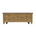 Brentwood Lift-Top Coffee Table with Storage In Cascade Oak and Brown