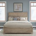 The appearance of Brentwood Queen Panel Bed In Sandstone designed by Liberty in the modern / contemporary interior design. This sandstone piece of furniture was selected by 1StopBedrooms from Brentwood Collection to add a touch of cosiness and style into your home. Sku: 789-BR13;789-BR14;789-BR90. Bed Type: Panel Bed. Bed Size: Queen. Material: Solid Rubberwood.