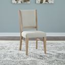 The appearance of Brentwood Upholstered Side Chair Set of 2 In Sandstone designed by Liberty in the modern / contemporary interior design. This sandstone piece of furniture  was selected by 1StopBedrooms from Brentwood Collection to add a touch of cosiness and style into your home. Sku: 789-C6501S. Material: Solid Rubberwood.
