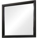The appearance of Briana Rectangle Dresser Mirror Black designed by Coaster in the transitional interior design. This black piece of furniture was selected by 1StopBedrooms from Briana Collection to add a touch of cosiness and style into your home. Sku: 200704. Material: Wood.