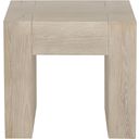 The appearance of Bristol 24 Inch End Table In White designed by Classic Home in the modern / contemporary interior design. This white piece of furniture  was selected by 1StopBedrooms from Bristol Collection to add a touch of cosiness and style into your home. Sku: 51031347. Material: Cracked Oak.