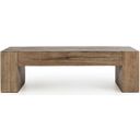 The appearance of Bristol Coffee Table In Natural Oak designed by Classic Home in the transitional interior design. This natural oak piece of furniture  was selected by 1StopBedrooms from Bristol Collection to add a touch of cosiness and style into your home. Sku: 51030898. Material: Oak Wood.