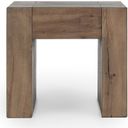 The appearance of Bristol End Table In Natural Oak designed by Classic Home in the transitional interior design. This natural oak piece of furniture  was selected by 1StopBedrooms from Bristol Collection to add a touch of cosiness and style into your home. Sku: 51030900. Material: Oak Wood.