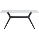 The appearance of Brixley Dining Table In Black and Gray designed by Homelegance in the modern / contemporary interior design. This black and gray piece of furniture  was selected by 1StopBedrooms from Brixley Collection to add a touch of cosiness and style into your home. Sku: 5916-63T;5916-63B. Material: Marble. Table Top Shape: Rectangular. Size: 36" x 63".