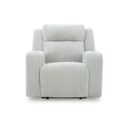 The appearance of Broad Cove Power Recliner In Alloy designed by Signature Design by Ashley in the modern / contemporary interior design. This alloy piece of furniture  was selected by 1StopBedrooms from Broad Cove Collection to add a touch of cosiness and style into your home. Sku: NC6420313. Material: Fabric.