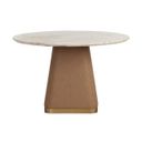 Bronwyn 48 Inch Bronwyn Dining Table In Cream and Cognac