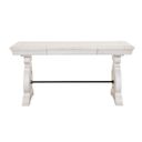 The appearance of Bronwyn Writing Desk In Alabaster designed by Magnussen in the transitional interior design. This alabaster piece of furniture was selected by 1StopBedrooms from Bronwyn Collection to add a touch of cosiness and style into your home. Sku: H4436-01B;H4436-01T. Material: Pine Veneer.
