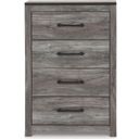The appearance of Bronyan Dark Gray Chest Of Drawers designed by Signature Design by Ashley in the modern / contemporary interior design. This dark gray piece of furniture was selected by 1StopBedrooms from Bronyan Collection to add a touch of cosiness and style into your home. Sku: B1290-44. Material: Wood.