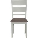 The appearance of Brook Bay Slat Back Upholstered Side Chair Set of 2 designed by Liberty in the transitional interior design. This white and gray piece of furniture was selected by 1StopBedrooms from Brook Bay Collection to add a touch of cosiness and style into your home. Sku: 182-C1501S. Material: Rubberwood.