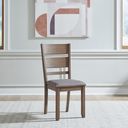 Brook Bay Slat Back Upholstered Side Chair Set of 2 In Sandstone