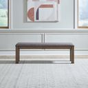 Brook Bay Upholstered Dining Bench In Sandstone