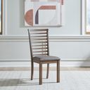 Brook Bay Upholstered Ladder Back Side Chair Set of 2 In Sandstone