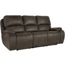 The appearance of Brookings Sofa with Power Head and Footrest In Brown designed by New Classic in the transitional interior design. This brown piece of furniture was selected by 1StopBedrooms from Brookings Collection to add a touch of cosiness and style into your home. Sku: U093-30P2-BRN. Material: Fabric.