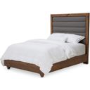 The appearance of Brooklyn Walk Burnt Umber Queen Panel Bed designed by Michael Amini in the industrial interior design. This burnt umber piece of furniture was selected by 1StopBedrooms from Brooklyn Walk Collection to add a touch of cosiness and style into your home. Sku: KI-BRKW012-408N;KI-BRKW132-408N;9000238-00. Bed Type: Panel Bed. Bed Size: Queen. Material: Acacia Wood.