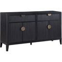 The appearance of Brookmead 2-drawer Sideboard Buffet with Storage Cabinet Black designed by Coaster in the transitional interior design. This black piece of furniture was selected by 1StopBedrooms from Brookmead Collection to add a touch of cosiness and style into your home. Sku: 108235. Material: Wood.