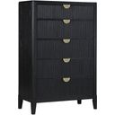 The appearance of Brookmead 5-drawer Bedroom Chest Black designed by Coaster in the transitional interior design. This black piece of furniture was selected by 1StopBedrooms from Brookmead Collection to add a touch of cosiness and style into your home. Sku: 224715. Material: Wood.