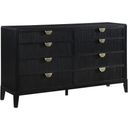 The appearance of Brookmead 8-drawer Bedroom Dresser Black designed by Coaster in the transitional interior design. This black piece of furniture was selected by 1StopBedrooms from Brookmead Collection to add a touch of cosiness and style into your home. Sku: 224713. Material: Wood.