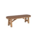 Brownstone Backless Bench In Warm Brown
