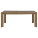 The appearance of Bruner 72 Inch Rectangular Wood Dining Table In Natural Brown designed by Coaster in the country / farmhouse interior design. This natural brown piece of furniture  was selected by 1StopBedrooms from Bruner Collection to add a touch of cosiness and style into your home. Sku: 109101. Material: MDF. Table Top Shape: Rectangular. Size: 42" x 72".