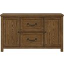 The appearance of Wyatt Buffet/Server In Brown designed by Homelegance in the rustic / southwestern interior design. This brown piece of furniture  was selected by 1StopBedrooms from Wyatt Collection to add a touch of cosiness and style into your home. Sku: 6017-55. Material: Wood.