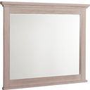 The appearance of Bungalow Dover Grey/Folkstone Master Landscape Mirror designed by Vaughan Bassett in the transitional interior design. This dove gray piece of furniture was selected by 1StopBedrooms from Bungalow Collection to add a touch of cosiness and style into your home. Sku: 741-447. Material: Solid Hardwood.