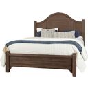 The appearance of Bungalow Folkstone Queen Arched Bed designed by Vaughan Bassett in the transitional interior design. This folkstone piece of furniture was selected by 1StopBedrooms from Bungalow Collection to add a touch of cosiness and style into your home. Sku: 740-558A;740-855A;740-922. Bed Type: Poster Bed. Bed Size: Queen. Material: Oak Veneer.