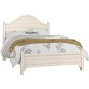 The appearance of Bungalow Lattice Queen Arched Bed designed by Vaughan Bassett in the transitional interior design. This lattice piece of furniture was selected by 1StopBedrooms from Bungalow Collection to add a touch of cosiness and style into your home. Sku: 744-558A;744-855A;744-922. Bed Type: Poster Bed. Bed Size: Queen. Material: Solid Hardwood.