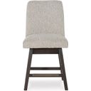 The appearance of Burkhaus Counter Height Barstool Set of 2 In Beige and Dark Brown designed by Signature Design by Ashley in the modern / contemporary interior design. This beige and dark brown piece of furniture was selected by 1StopBedrooms from Burkhaus Collection to add a touch of cosiness and style into your home. Sku: D984-124. Material: Fabric.