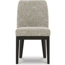Burkhaus Dark Brown Dining Upholstered Side Chair Set of 2