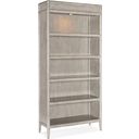 The appearance of Burnham Burnham Bookcase designed by Hooker in the transitional interior design. This light wood piece of furniture was selected by 1StopBedrooms from Burnham Collection to add a touch of cosiness and style into your home. Sku: 5921-10445-90. Material: Veneer.