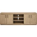 Burnham Console Sofa Table In Sable Dusk