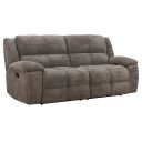The appearance of Buster Manual Reclining Sofa In Cabot Stone designed by Parker House in the modern / contemporary interior design. This cabot stone piece of furniture  was selected by 1StopBedrooms from Buster Collection to add a touch of cosiness and style into your home. Sku: MBUS#832-CAST. Material: Polyester.
