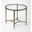 Butler Monica Gold Oval End Table
