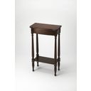 The appearance of Butler Whitney Plantation Cherry Console Table designed by Butler Specialty Company in the transitional interior design. This dark brown piece of furniture was selected by 1StopBedrooms from Plantation Collection to add a touch of cosiness and style into your home. Sku: 3011024. Material: Wood.