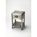 The appearance of Butler Yeager Aviator Side Table designed by Butler Specialty Company in the modern / contemporary interior design. This gray piece of furniture was selected by 1StopBedrooms from Industrial Chic Collection to add a touch of cosiness and style into your home. Sku: 5162330. Material: Wood.