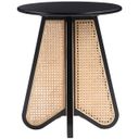 The appearance of Butterfly End Table In Black designed by Meridian in the transitional interior design. This black piece of furniture  was selected by 1StopBedrooms from Butterfly Collection to add a touch of cosiness and style into your home. Sku: 208Black-ET. Material: Rubberwood.