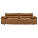The appearance of Buxton Top Grain Leather Upholstered Sofa In Orange designed by Coaster in the modern / contemporary interior design. This orange piece of furniture was selected by 1StopBedrooms from Buxton Collection to add a touch of cosiness and style into your home. Sku: 509501. Material: Plywood.