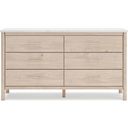 The appearance of Cadmori Dresser In Two-tone designed by Signature Design by Ashley in the transitional interior design. This two-tone piece of furniture  was selected by 1StopBedrooms from Cadmori Collection to add a touch of cosiness and style into your home. Sku: B2615-231. Material: Marble.