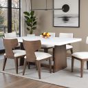 Caerwys Dining Table In Brown