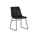 Cal Dining Chair Set of 2 In Antique Black