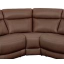 The appearance of Calgary Corner Wedge In Autumn Umber designed by Parker House in the traditional interior design. This autumn umber piece of furniture was selected by 1StopBedrooms from Calgary Collection to add a touch of cosiness and style into your home. Sku: MCGR#850-ATUB. Material: Top Grain Leather.
