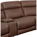 The appearance of Calgary Power Armless Recliner with Power Headrest In Autumn Umber designed by Parker House in the traditional interior design. This autumn umber piece of furniture was selected by 1StopBedrooms from Calgary Collection to add a touch of cosiness and style into your home. Sku: MCGR#810PH-ATUB. Material: Top Grain Leather.