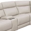 The appearance of Calgary Power Armless Recliner with Power Headrest In Stone designed by Parker House in the traditional interior design. This stone piece of furniture was selected by 1StopBedrooms from Calgary Collection to add a touch of cosiness and style into your home. Sku: MCGR#810PH-STNE. Material: Top Grain Leather.