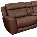 The appearance of Calgary Power Left Arm Facing Recliner with Power Headrest In Autumn Umber designed by Parker House in the traditional interior design. This autumn umber piece of furniture was selected by 1StopBedrooms from Calgary Collection to add a touch of cosiness and style into your home. Sku: MCGR#811LPH-ATUB. Material: Top Grain Leather.